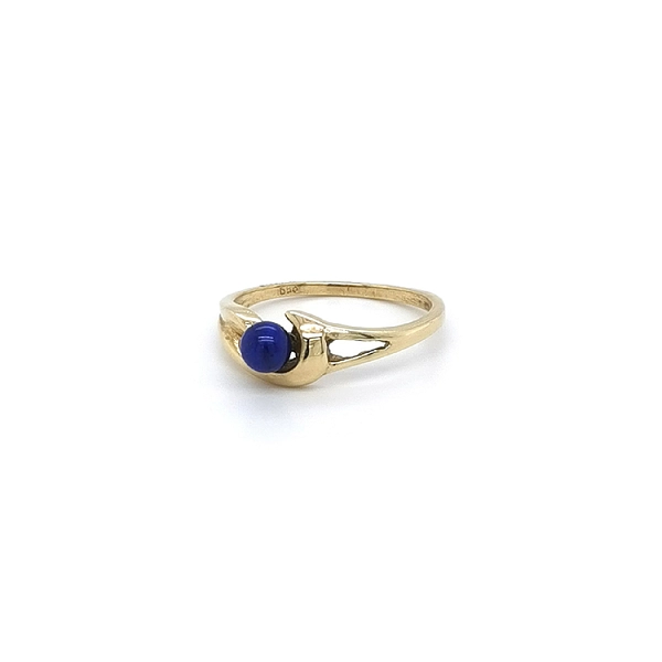 Golden Psrten with Lapis lazuli