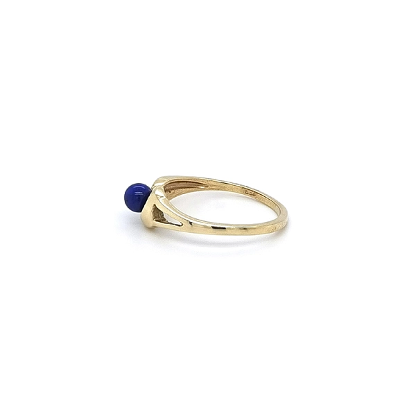 Golden Psrten with Lapis lazuli