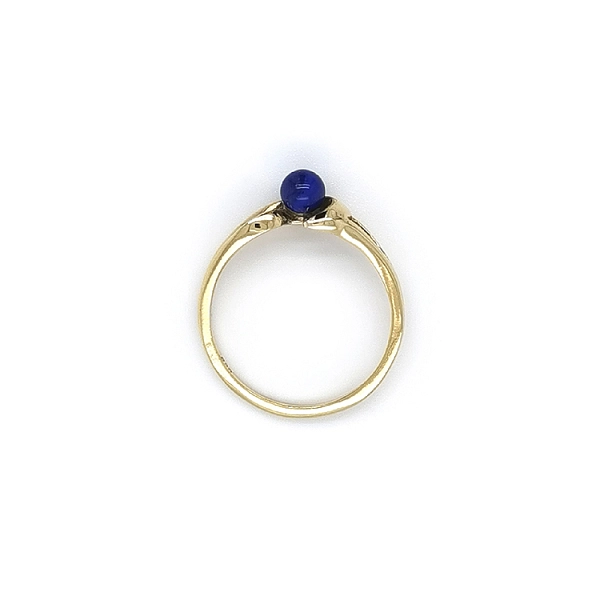Golden Psrten with Lapis lazuli
