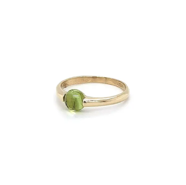 Gold Ring with Peridot
