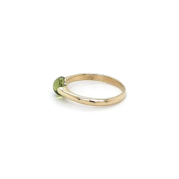 Gold Ring with Peridot
