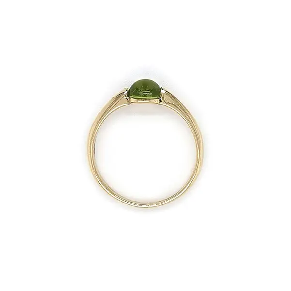 Gold Ring with Peridot