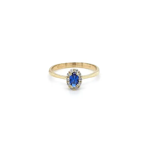 Golden Ring with Mordé Stone