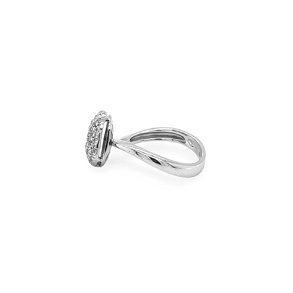 Gold Ring with Zircons