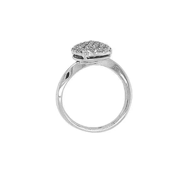 Gold Ring with Zircons