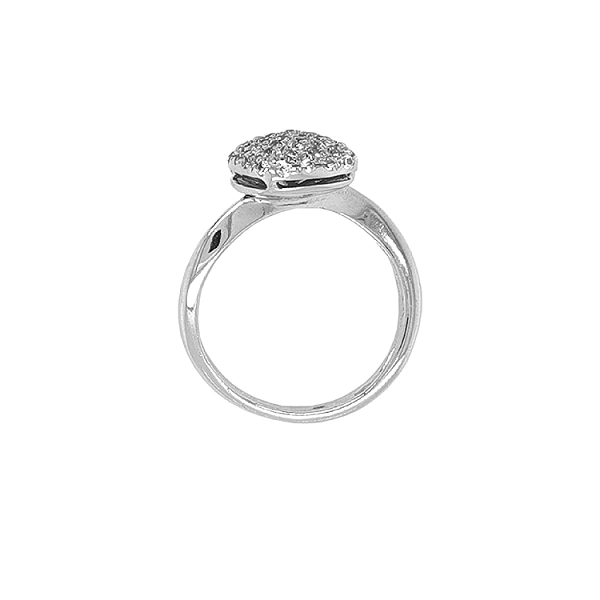 Gold Ring with Zircons