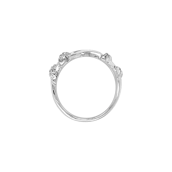 Gold Ring with Zircons