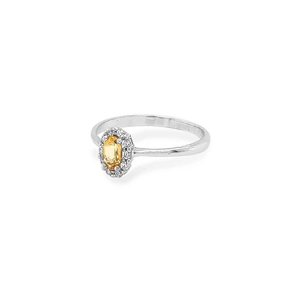 Gold Ring with Colored Stones