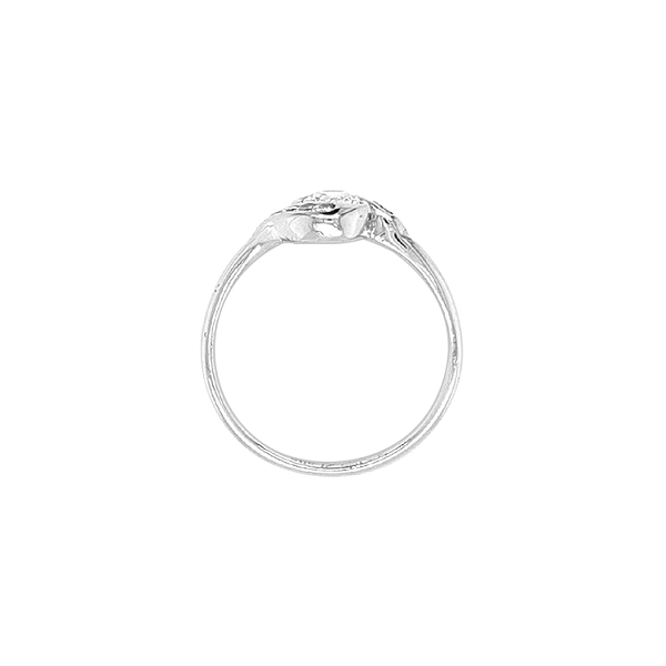 Gold Ring with Zircons
