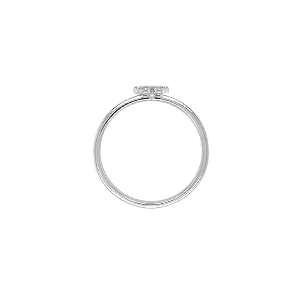 Gold Ring with Zircons