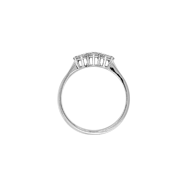 Gold Ring with Zircons