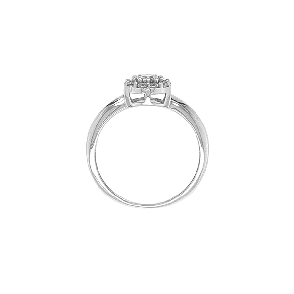Gold Ring with Zircons