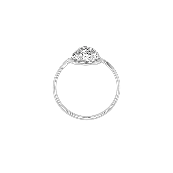 Gold Ring with Zircons