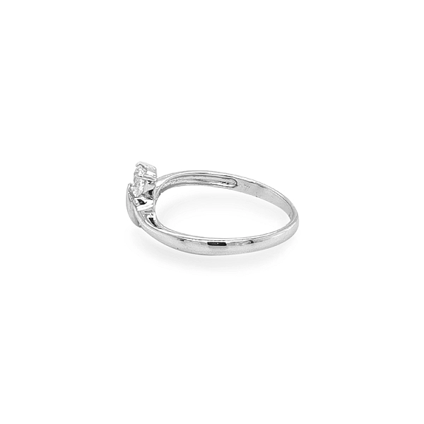 Gold Ring with Zircon