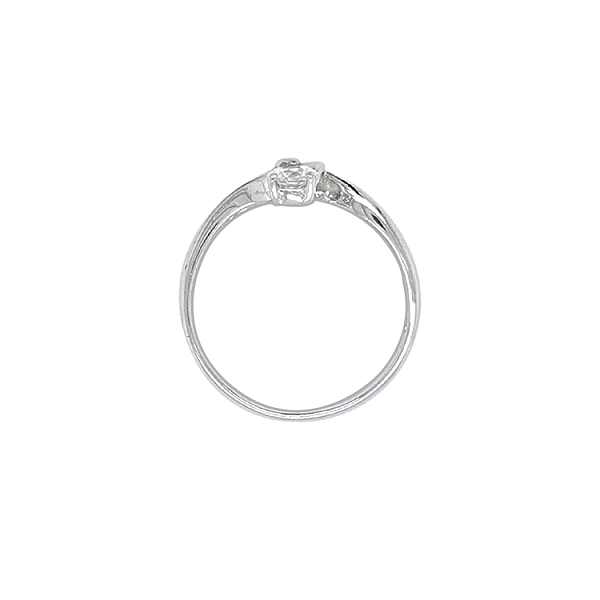 Gold Ring with Zircon