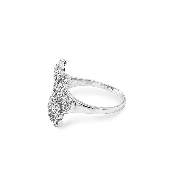 Gold Ring with Zircons