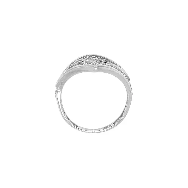 Gold Ring with Zircons