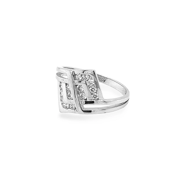 Gold Ring with Zircons
