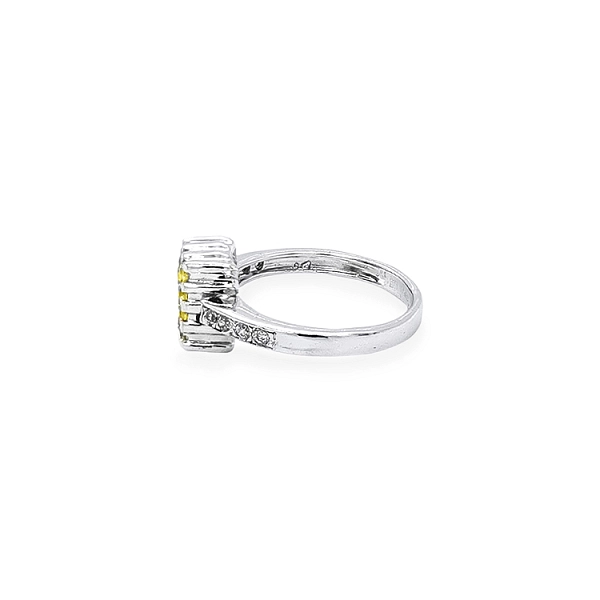 Gold Ring with Colored Stones