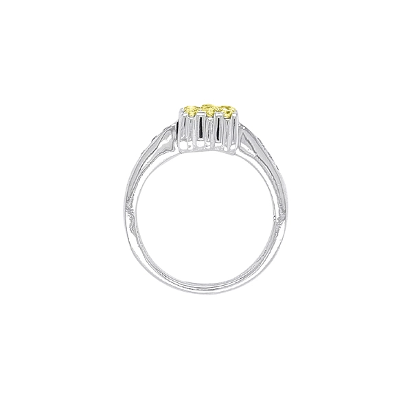 Gold Ring with Colored Stones