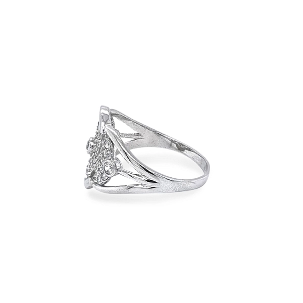 Gold Ring with Zircons