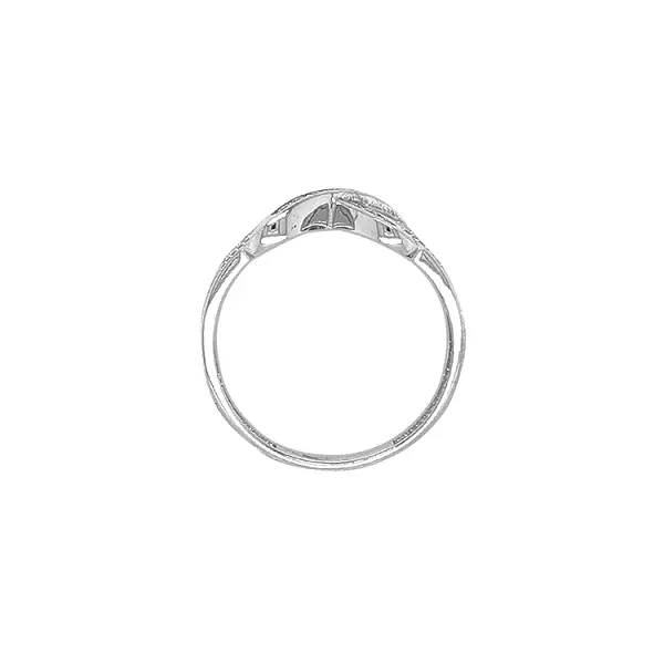 Gold Ring with Zircons