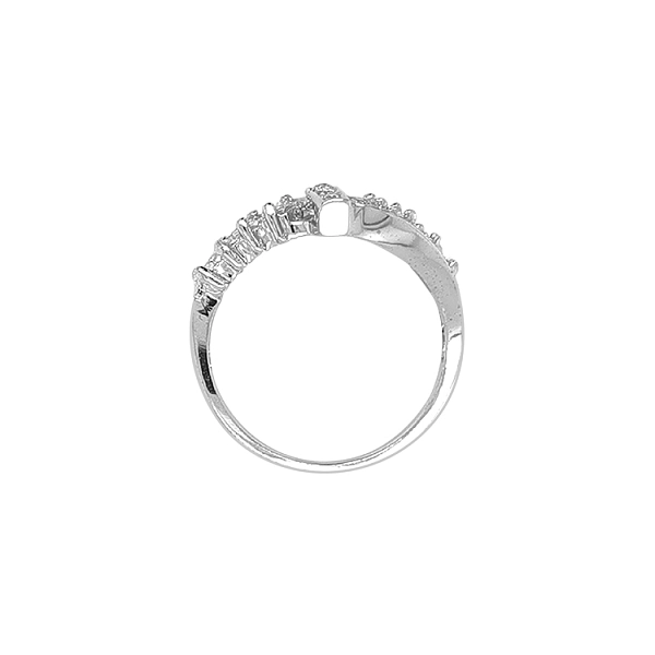 Gold Ring with Zircons