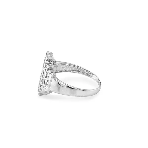 Gold Ring with Zircons