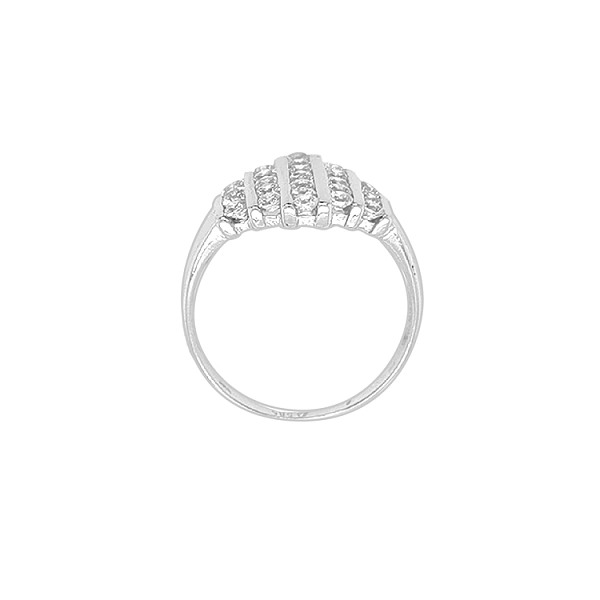 Gold Ring with Zircons