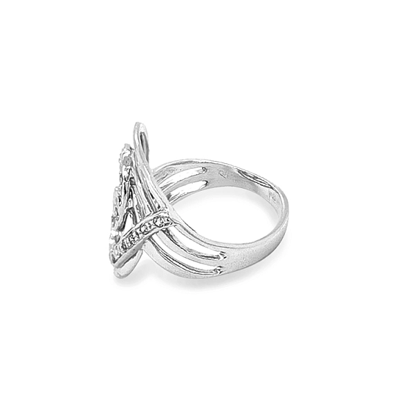 Gold Ring with Zircons