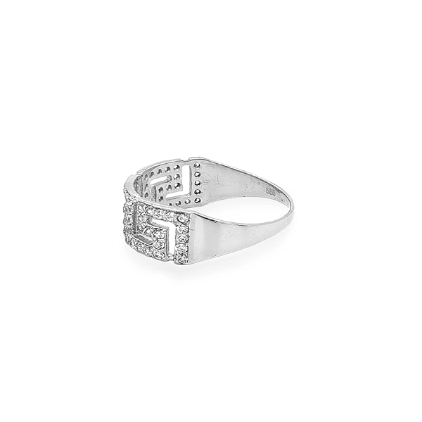 Gold Ring with Zircons
