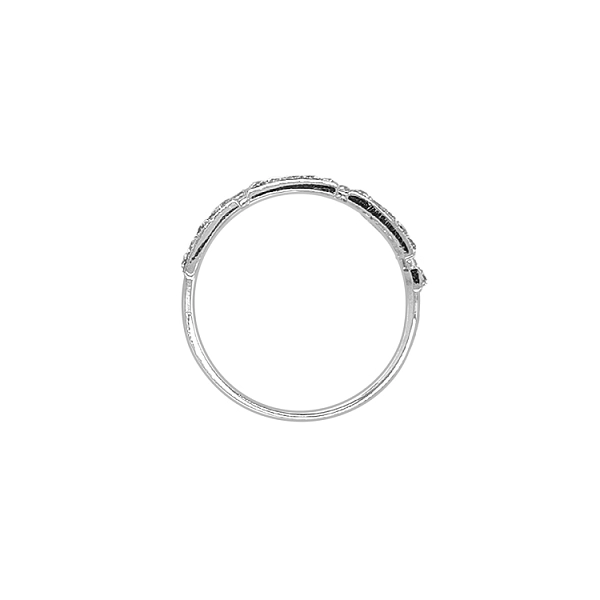 Gold Ring with Zircons