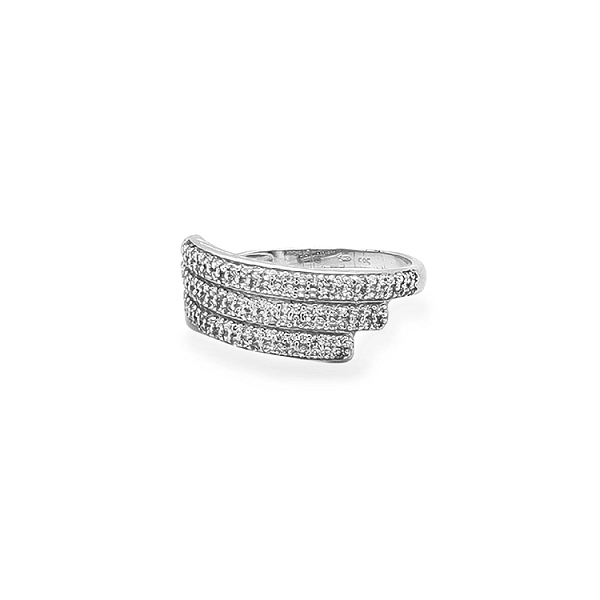 Gold Ring with Zircons