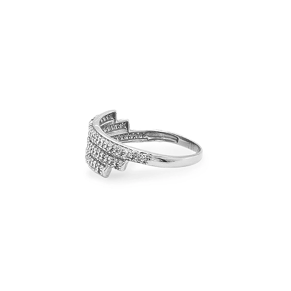 Gold Ring with Zircons