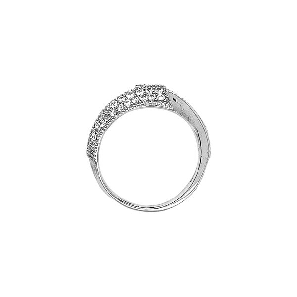 Gold Ring with Zircons