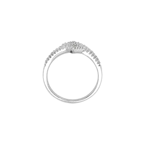 Gold Ring with Zircons