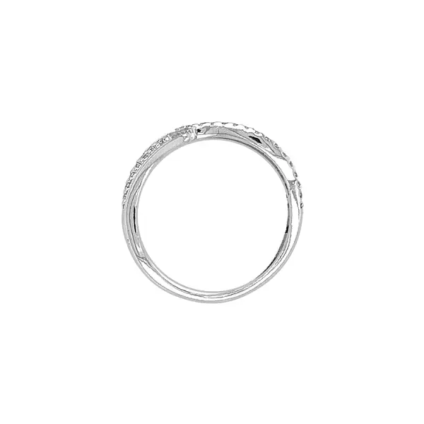 Gold Ring with Zircons