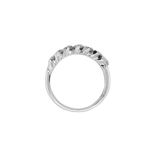 Gold Ring with Zircons
