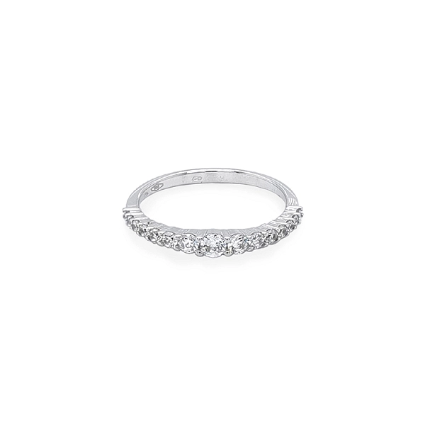 Gold Ring with Zircons