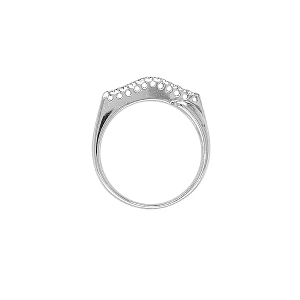 Gold Ring with Zircons