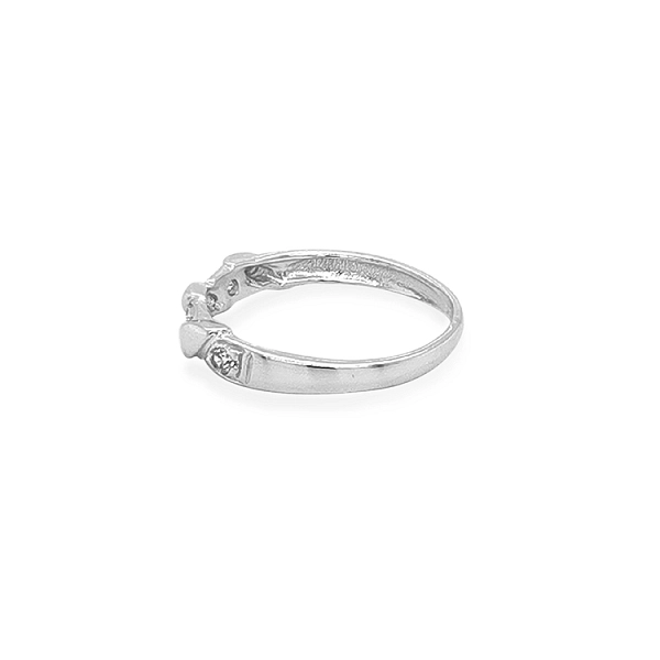 Gold Ring with Zircons