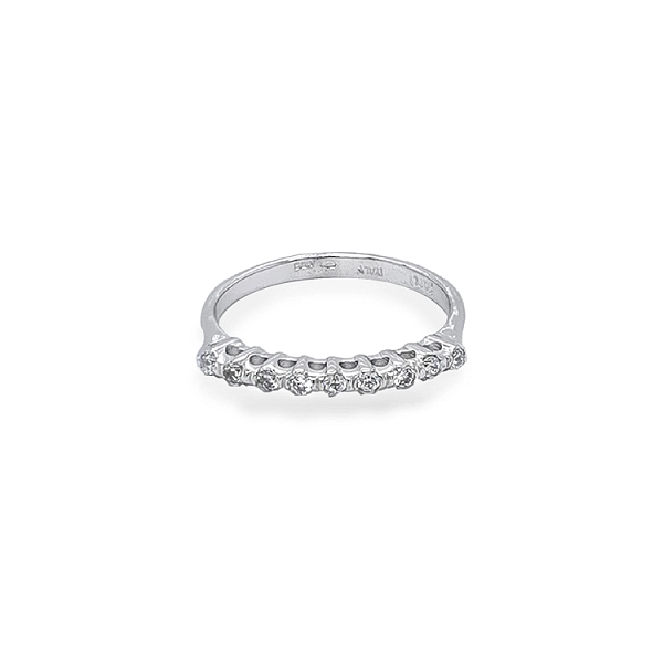 Gold Ring with Zircons