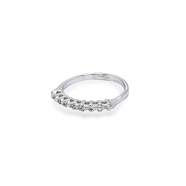 Gold Ring with Zircons