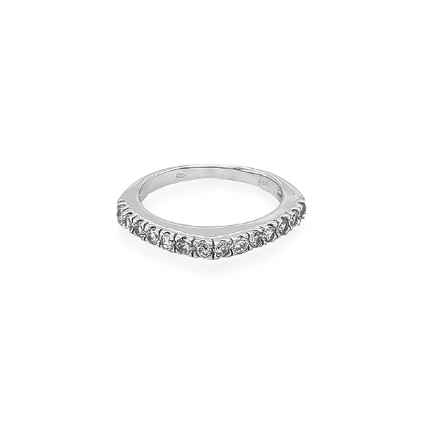 Gold Ring with Zircons