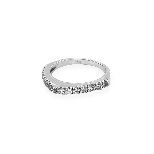 Gold Ring with Zircons