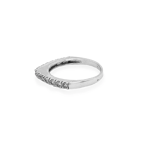 Gold Ring with Zircons