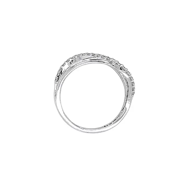 Gold Ring with Zircons