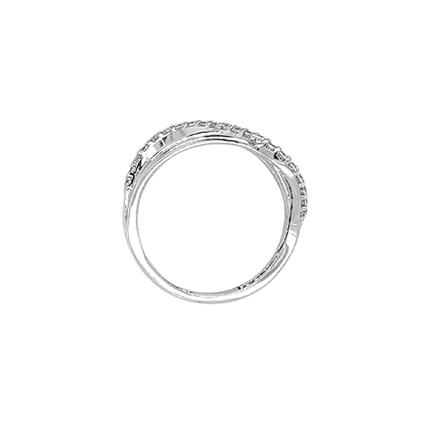 Gold Ring with Zircons