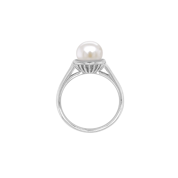 Gold Ring with Pearl