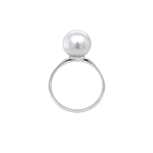 Gold Ring with Pearl